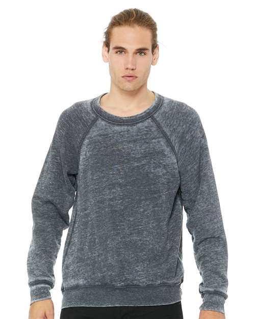 3XL - Sponge Fleece Raglan Crewneck Sweatshirt - 3901