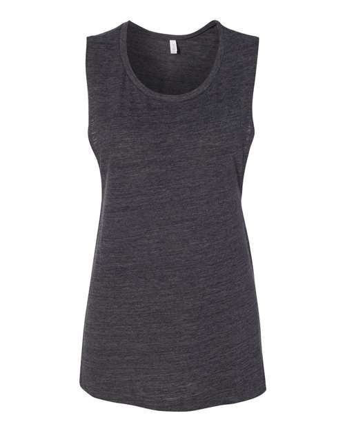 2XL - Women's Flowy Scoop Muscle Tank - 8803