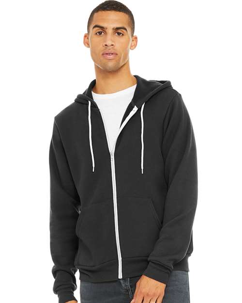 3XL - Sponge Fleece Full-Zip Hoodie - 3739