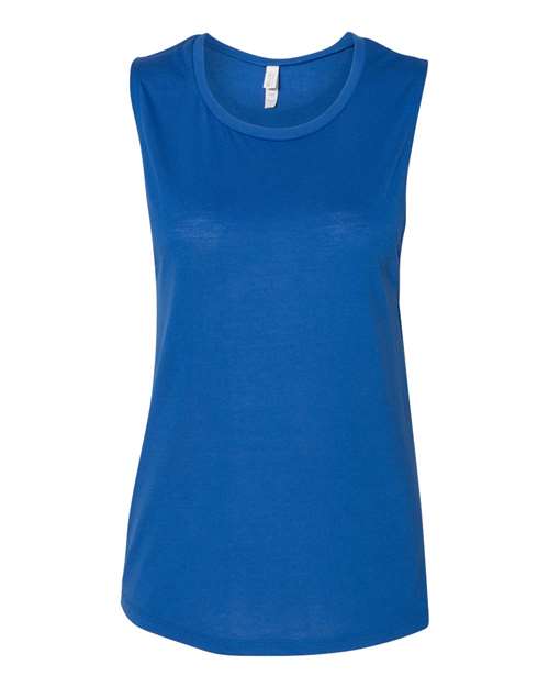 2XL - Women's Flowy Scoop Muscle Tank - 8803