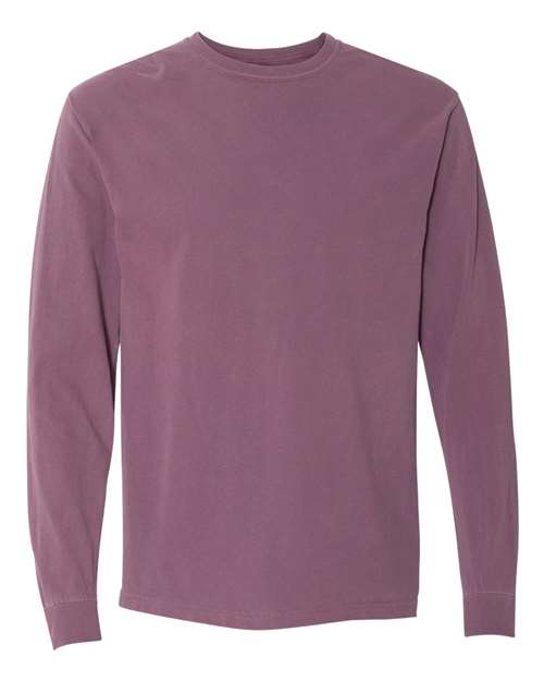 XL - Garment-Dyed Heavyweight Long Sleeve T-Shirt - 6014