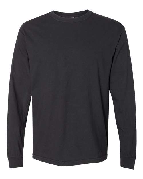 3XL - Garment-Dyed Heavyweight Long Sleeve T-Shirt - 6014