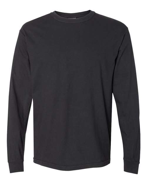 XL - Garment-Dyed Heavyweight Long Sleeve T-Shirt - 6014