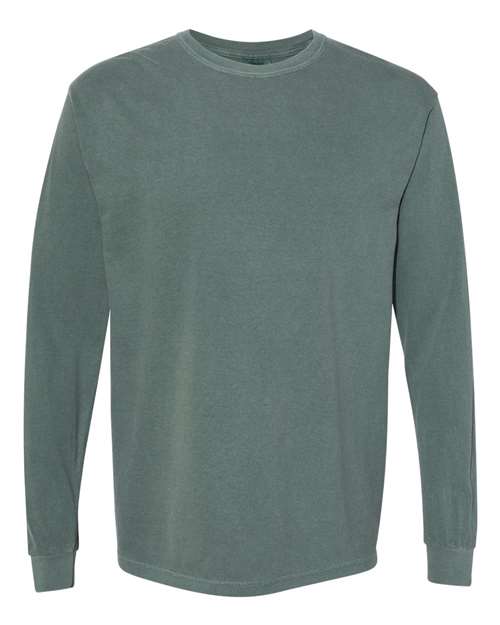 3XL - Garment-Dyed Heavyweight Long Sleeve T-Shirt - 6014