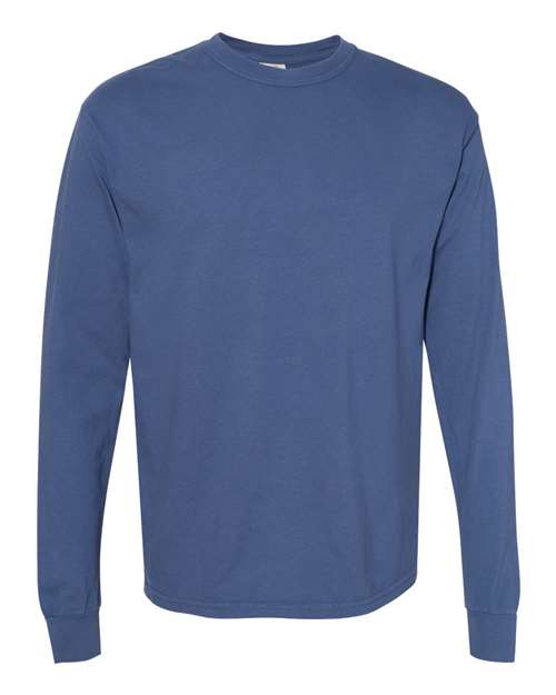 XL - Garment-Dyed Heavyweight Long Sleeve T-Shirt - 6014