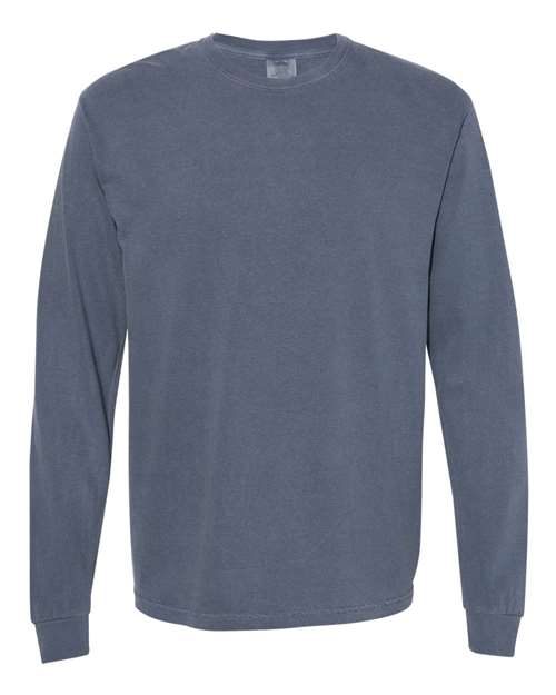 XL - Garment-Dyed Heavyweight Long Sleeve T-Shirt - 6014