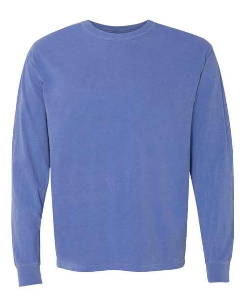 XL - Garment-Dyed Heavyweight Long Sleeve T-Shirt - 6014