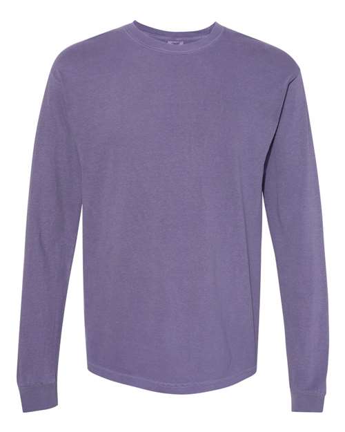 3XL - Garment-Dyed Heavyweight Long Sleeve T-Shirt - 6014