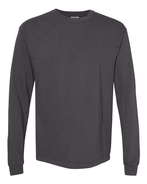 3XL - Garment-Dyed Heavyweight Long Sleeve T-Shirt - 6014