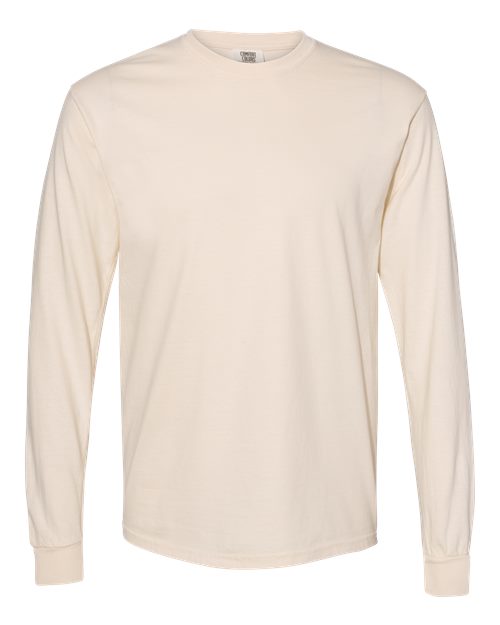 XL - Garment-Dyed Heavyweight Long Sleeve T-Shirt - 6014