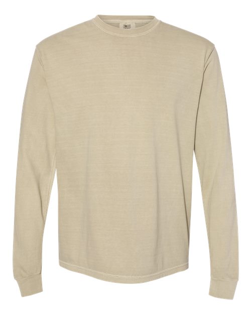 3XL - Garment-Dyed Heavyweight Long Sleeve T-Shirt - 6014