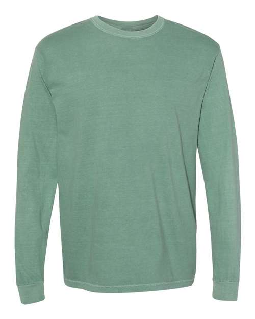 3XL - Garment-Dyed Heavyweight Long Sleeve T-Shirt - 6014