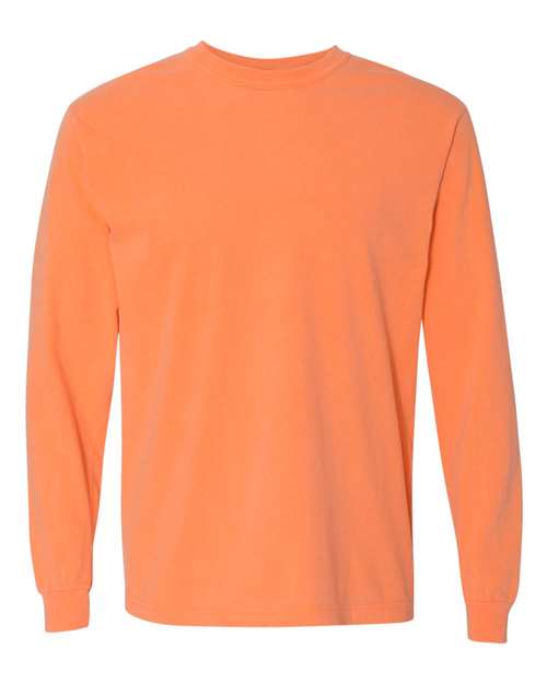 3XL - Garment-Dyed Heavyweight Long Sleeve T-Shirt - 6014