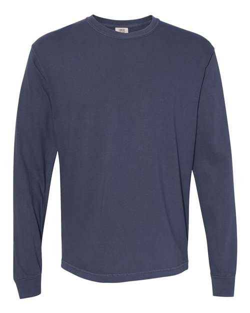 3XL - Garment-Dyed Heavyweight Long Sleeve T-Shirt - 6014