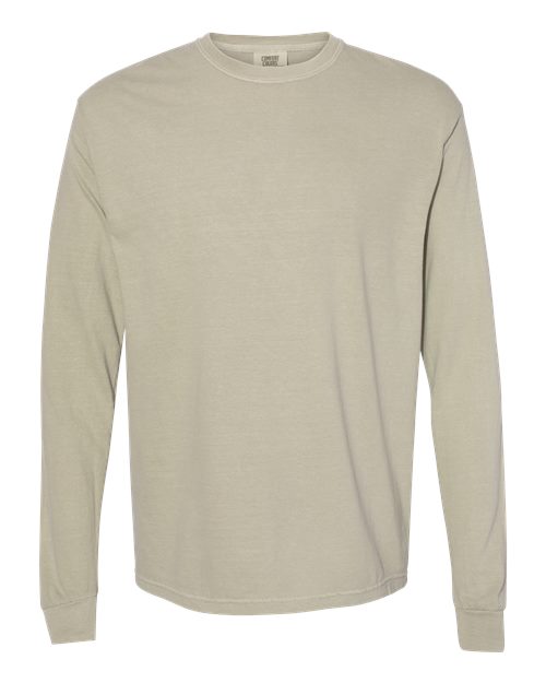 XL - Garment-Dyed Heavyweight Long Sleeve T-Shirt - 6014