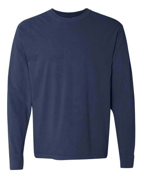 3XL - Garment-Dyed Heavyweight Long Sleeve T-Shirt - 6014