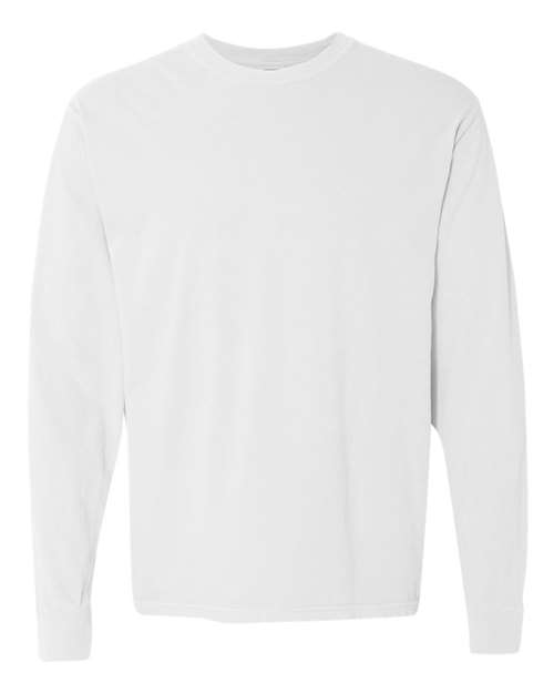 XL - Garment-Dyed Heavyweight Long Sleeve T-Shirt - 6014