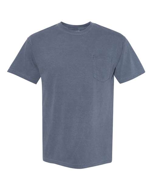 3XL - Garment-Dyed Heavyweight Pocket T-Shirt - 6030