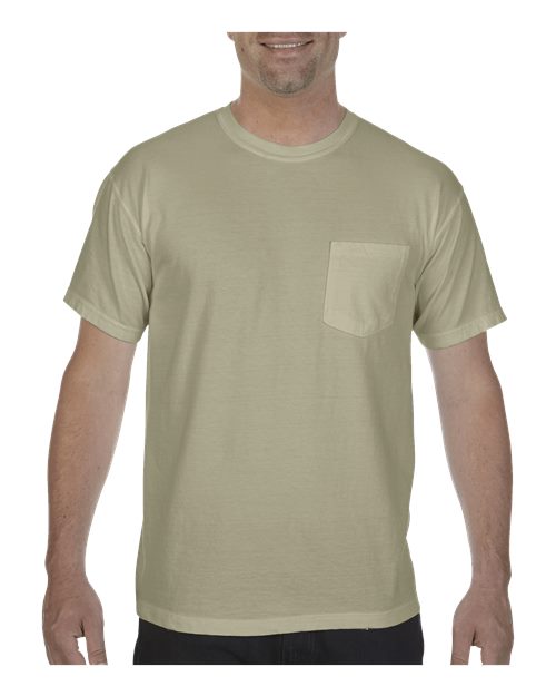 3XL - Garment-Dyed Heavyweight Pocket T-Shirt - 6030