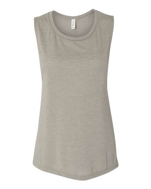 2XL - Women's Flowy Scoop Muscle Tank - 8803