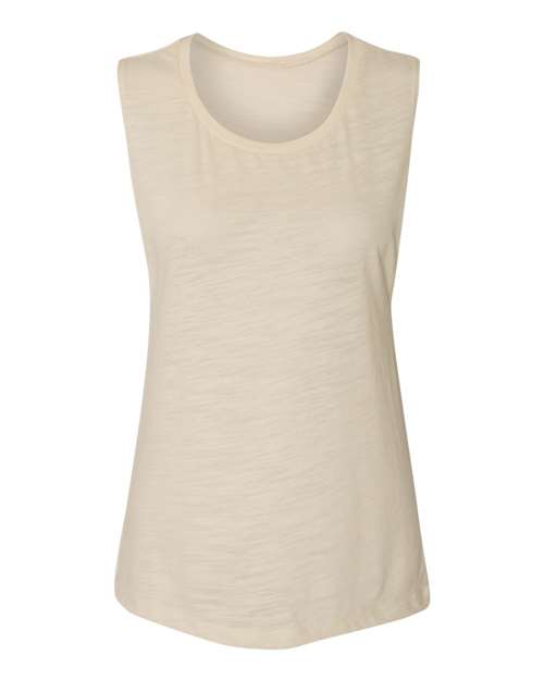 2XL - Women's Flowy Scoop Muscle Tank - 8803