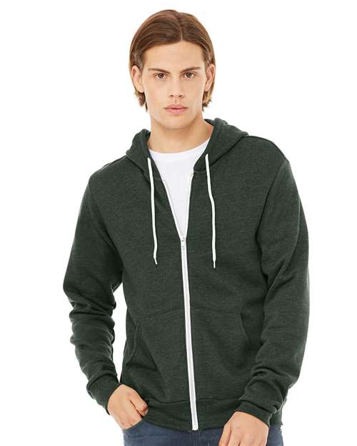 3XL - Sponge Fleece Full-Zip Hoodie - 3739