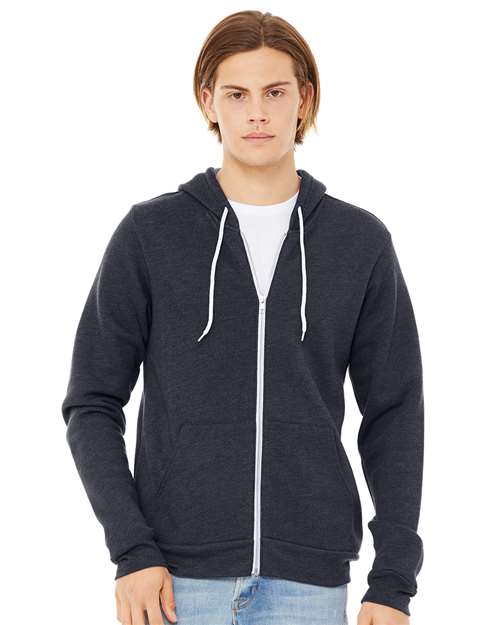 3XL - Sponge Fleece Full-Zip Hoodie - 3739