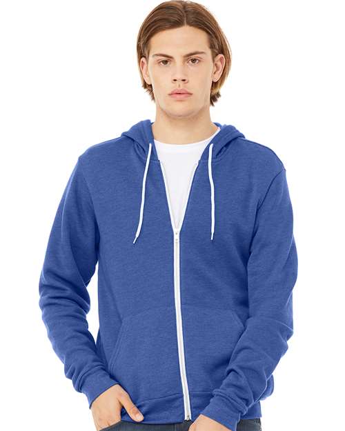 3XL - Sponge Fleece Full-Zip Hoodie - 3739