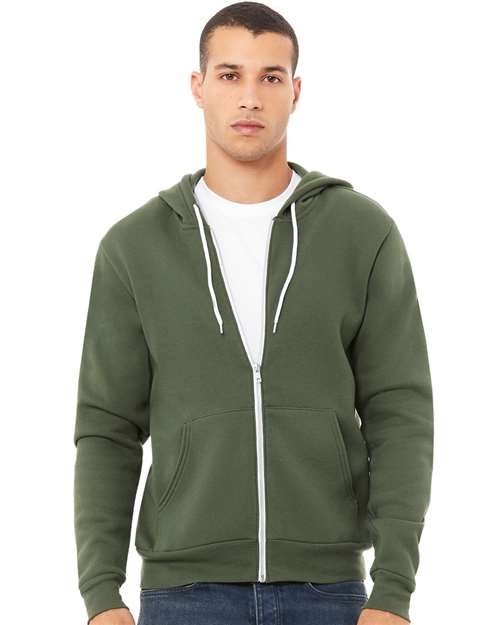 3XL - Sponge Fleece Full-Zip Hoodie - 3739