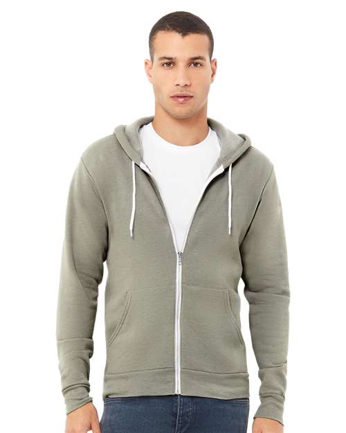 3XL - Sponge Fleece Full-Zip Hoodie - 3739