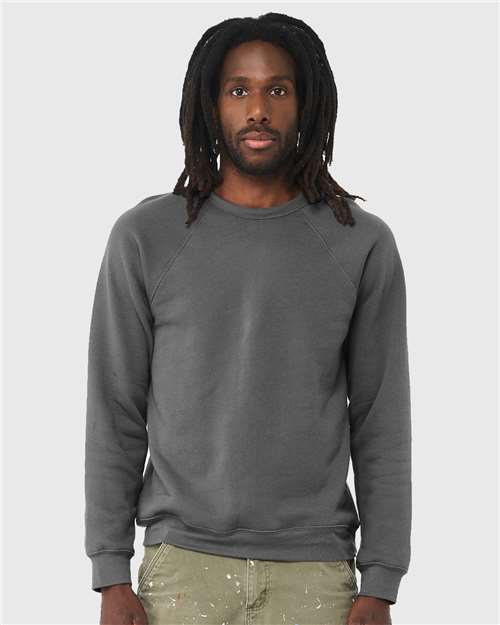 3XL - Sponge Fleece Raglan Crewneck Sweatshirt - 3901