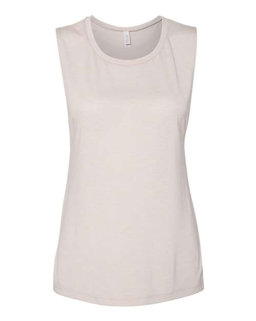 2XL - Women's Flowy Scoop Muscle Tank - 8803