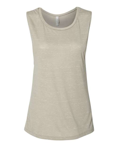 2XL - Women's Flowy Scoop Muscle Tank - 8803