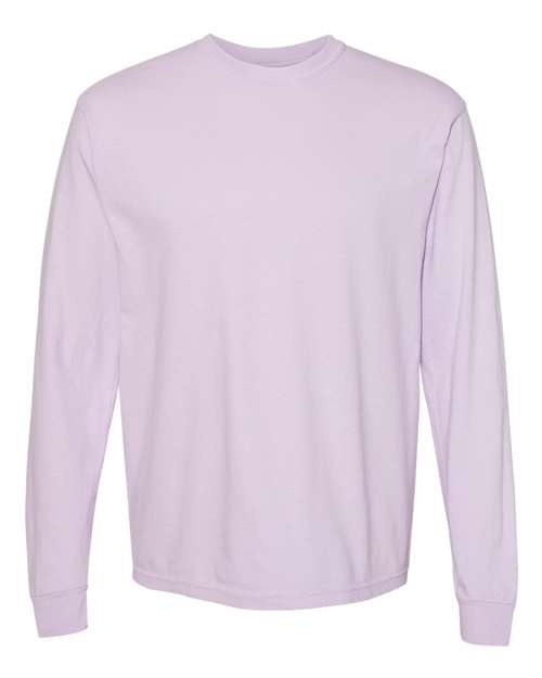 XL - Garment-Dyed Heavyweight Long Sleeve T-Shirt - 6014