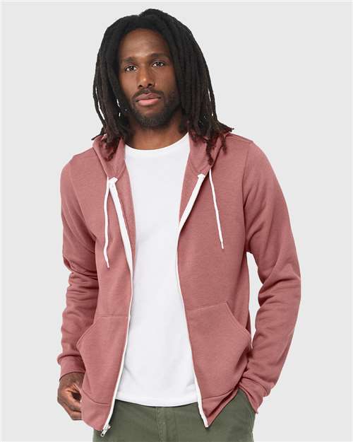 3XL - Sponge Fleece Full-Zip Hoodie - 3739