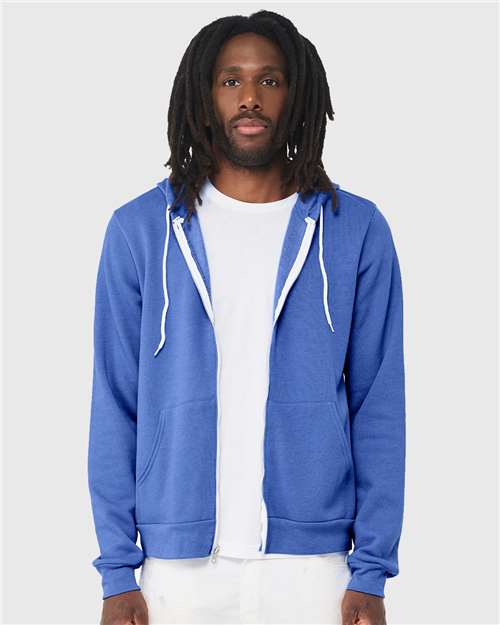 3XL - Sponge Fleece Full-Zip Hoodie - 3739