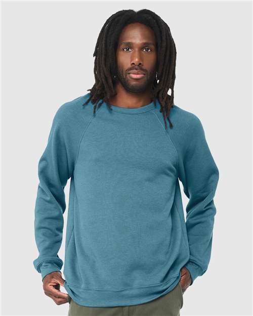 3XL - Sponge Fleece Raglan Crewneck Sweatshirt - 3901