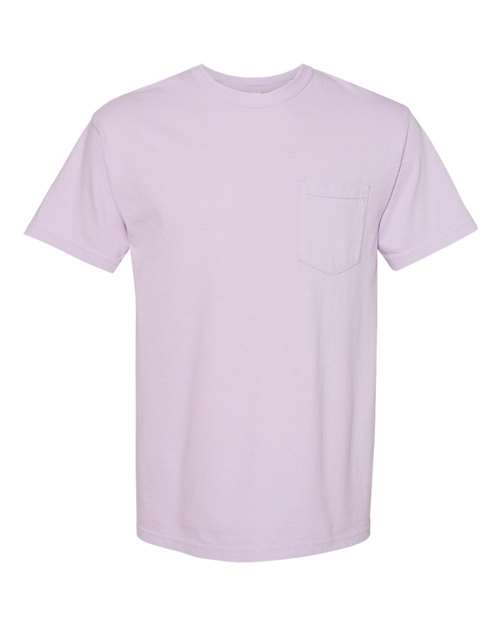 3XL - Garment-Dyed Heavyweight Pocket T-Shirt - 6030