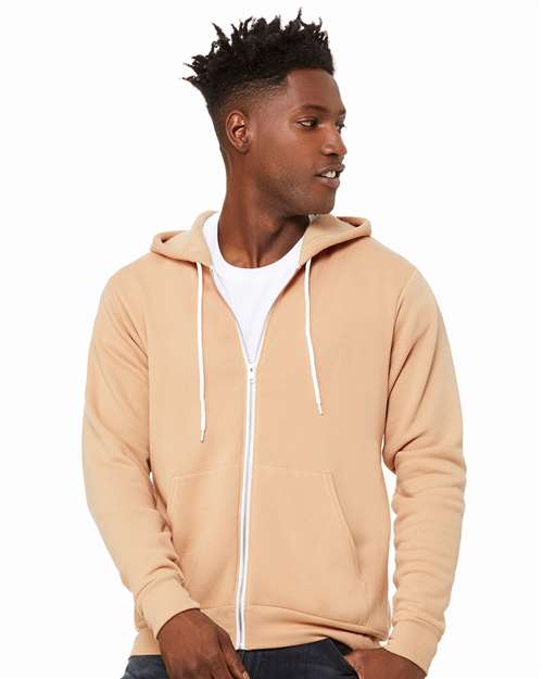 3XL - Sponge Fleece Full-Zip Hoodie - 3739