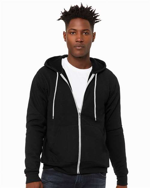 3XL - Sponge Fleece Full-Zip Hoodie - 3739