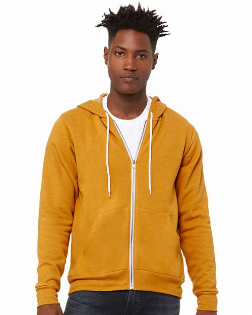 3XL - Sponge Fleece Full-Zip Hoodie - 3739