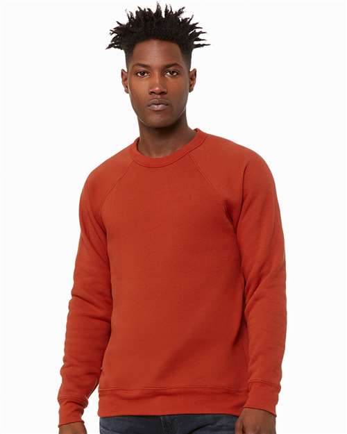 3XL - Sponge Fleece Raglan Crewneck Sweatshirt - 3901