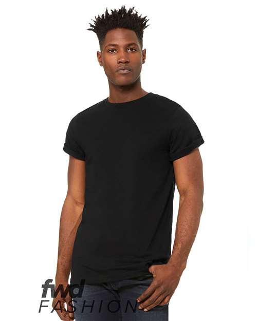 FWD Fashion Jersey Rolled Cuff T-Shirt - 3004