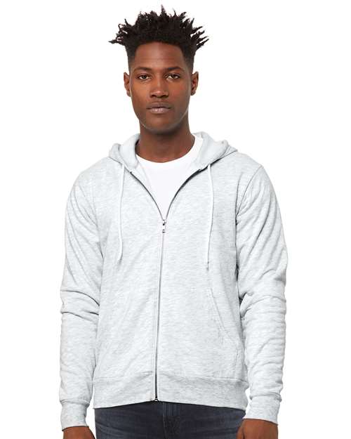 3XL - Sponge Fleece Full-Zip Hoodie - 3739