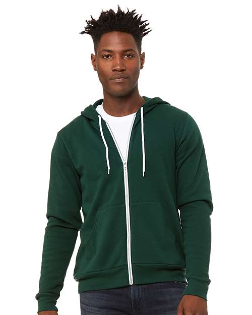 3XL - Sponge Fleece Full-Zip Hoodie - 3739