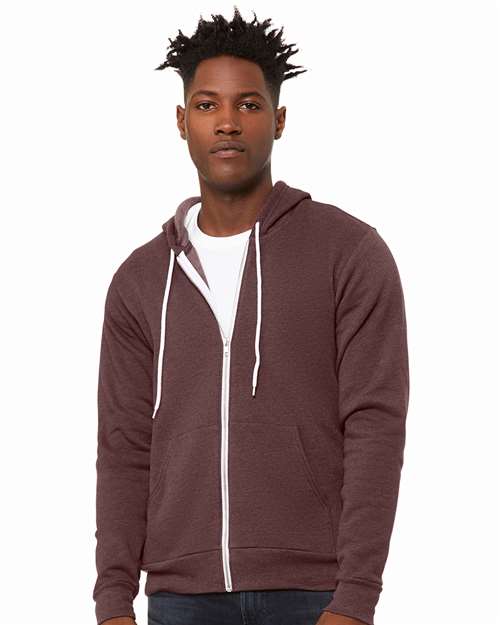 3XL - Sponge Fleece Full-Zip Hoodie - 3739