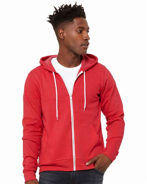 3XL - Sponge Fleece Full-Zip Hoodie - 3739