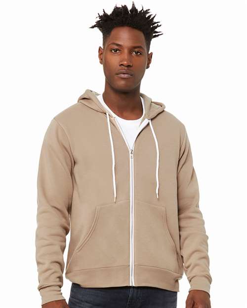 3XL - Sponge Fleece Full-Zip Hoodie - 3739