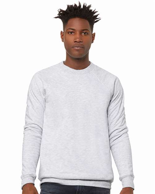 3XL - Sponge Fleece Raglan Crewneck Sweatshirt - 3901