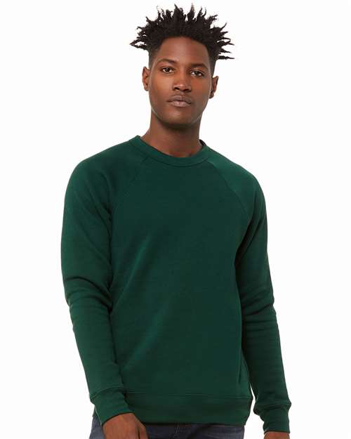 3XL - Sponge Fleece Raglan Crewneck Sweatshirt - 3901